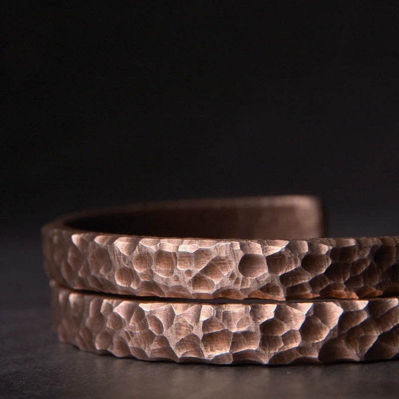 BESPOKE HAMMERED SOLID COPPER BRACELET