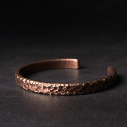 BESPOKE HAMMERED SOLID COPPER BRACELET