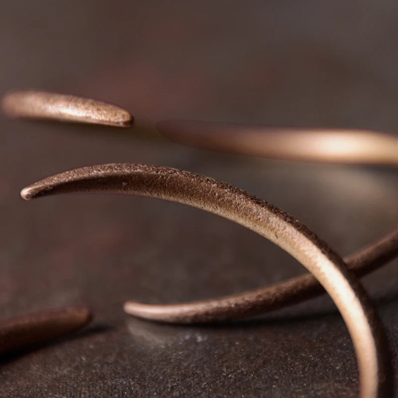 BESPOKE TWIST SOLID COPPER BRACELET